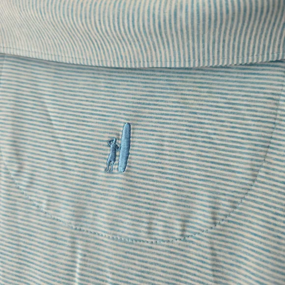 Casual Light Blue Polo Shirt for Men - Picture 6 of 7